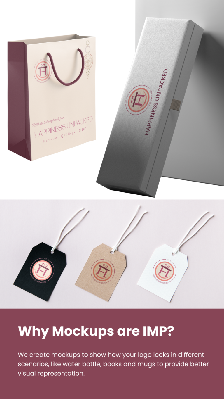 Happiness Unpacked Mockups