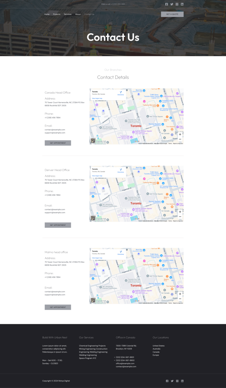 contact us